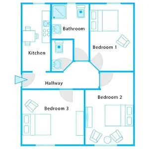 Appartamento The Weichsel, 3br Up To 6 People In Friedrichshain, Berlino